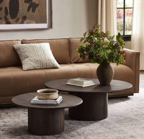 round modern coffee tables
