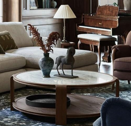 round modern coffee tables