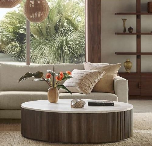 round modern coffee tables